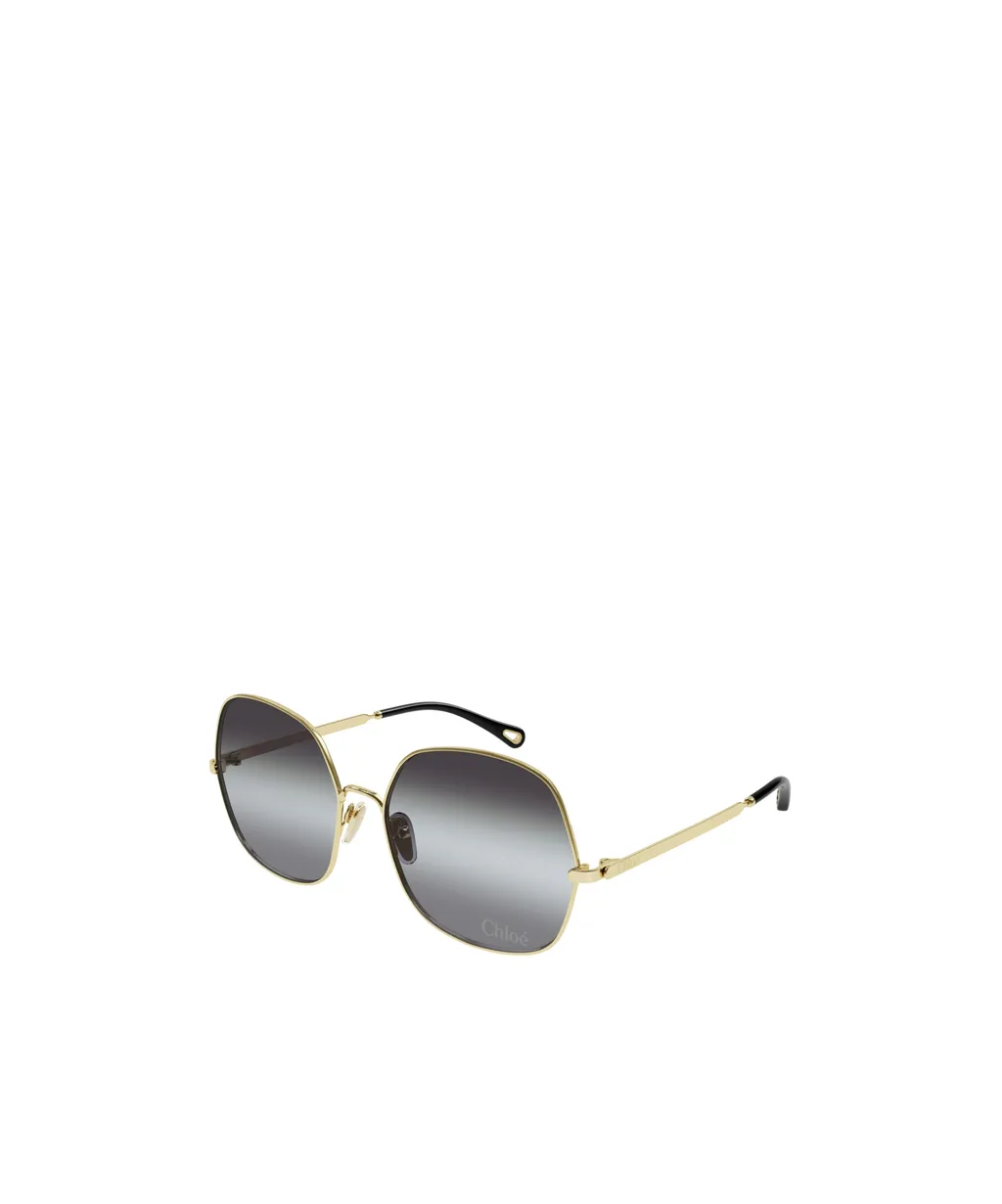 Geometric Frame Sunglasses
