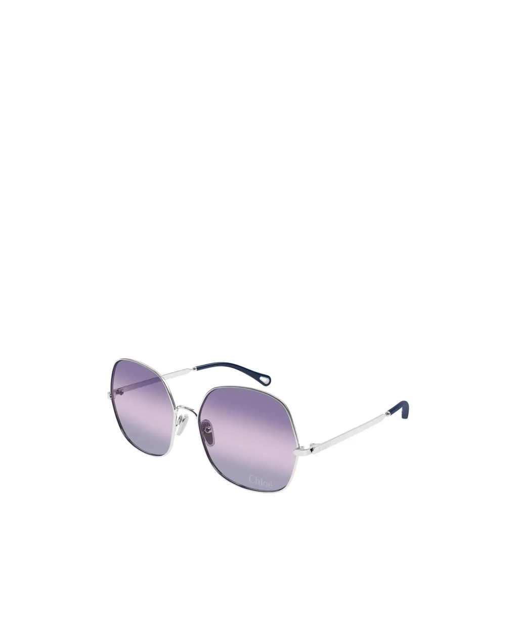 Geometric Frame Sunglasses