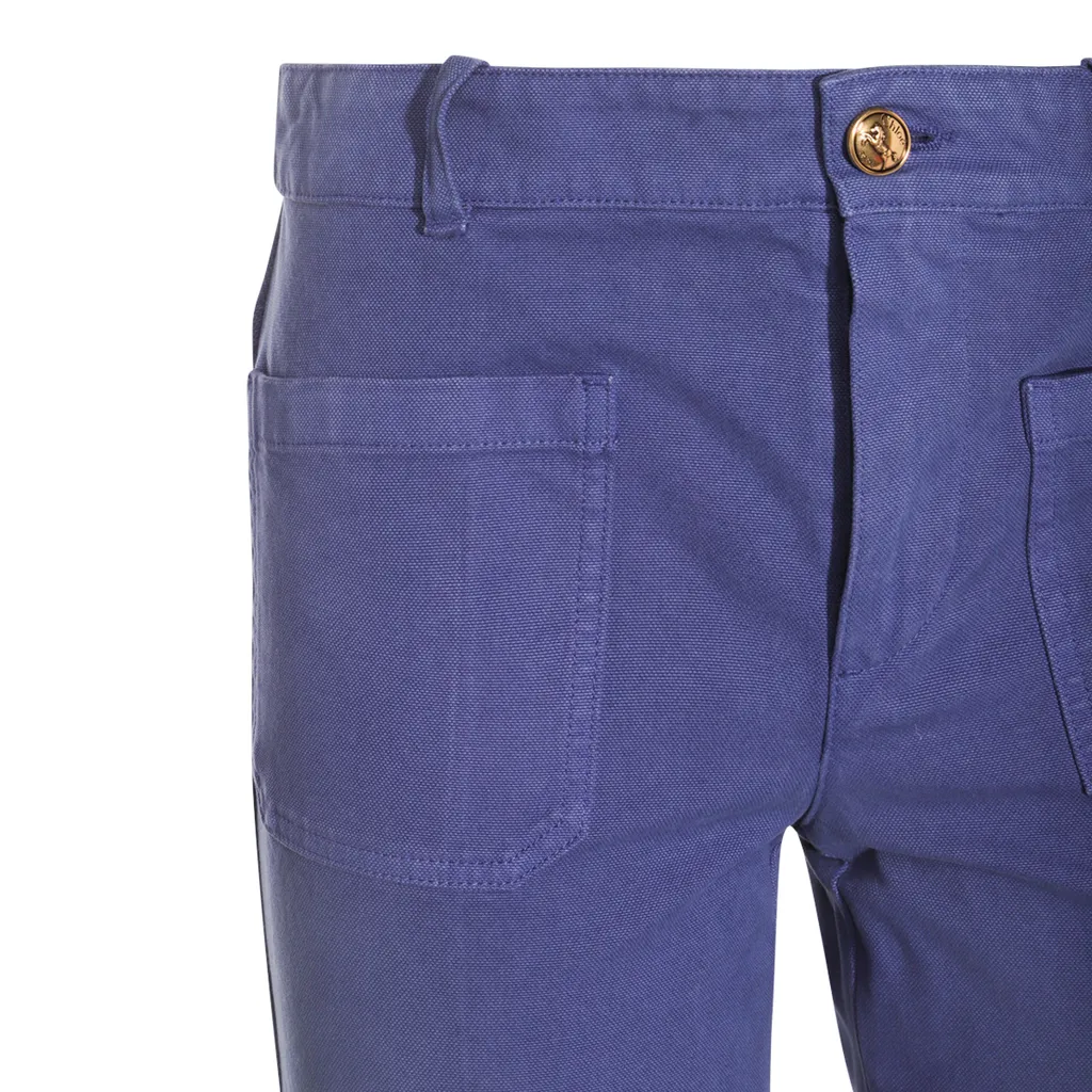 Flared Cropped Trousers