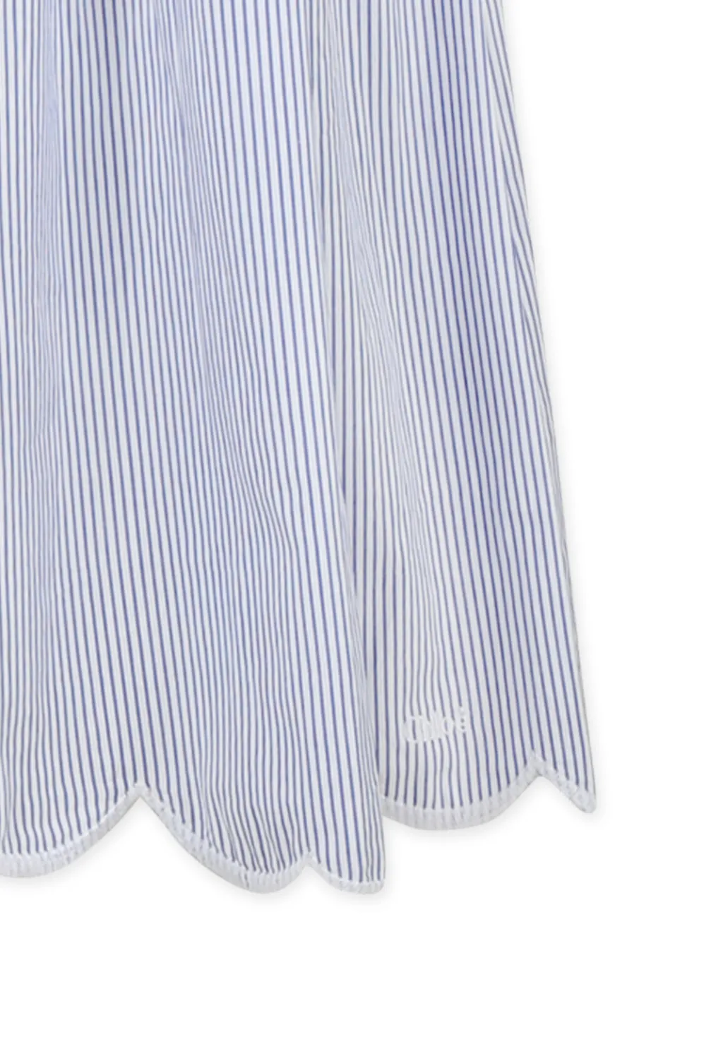 Flutter Sleeved Striped Dress
