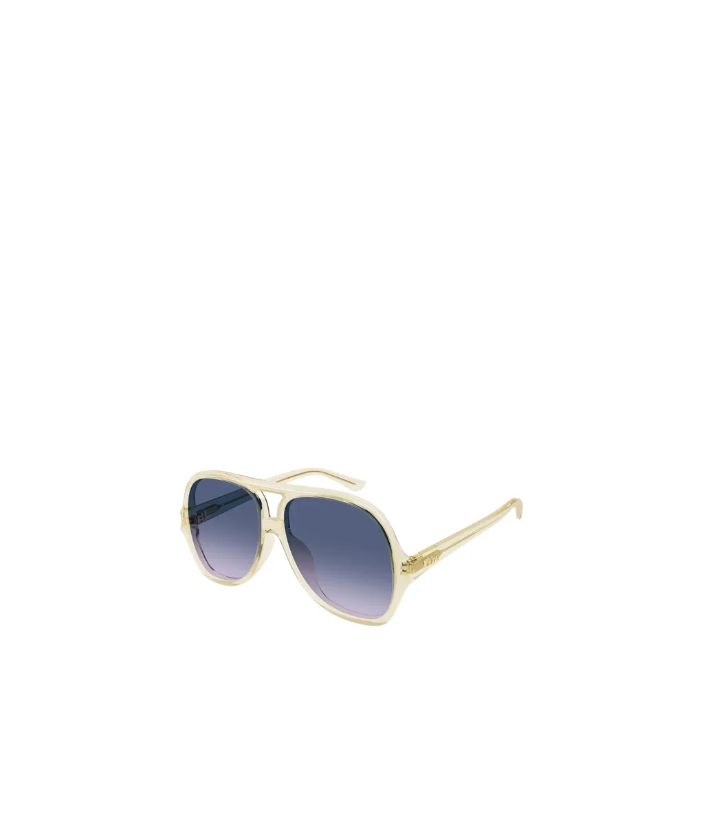 Pilot-Frame Sunglasses