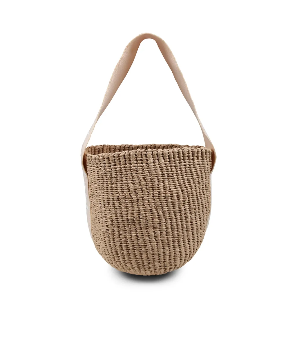 Logo Embellished Bucket Bag