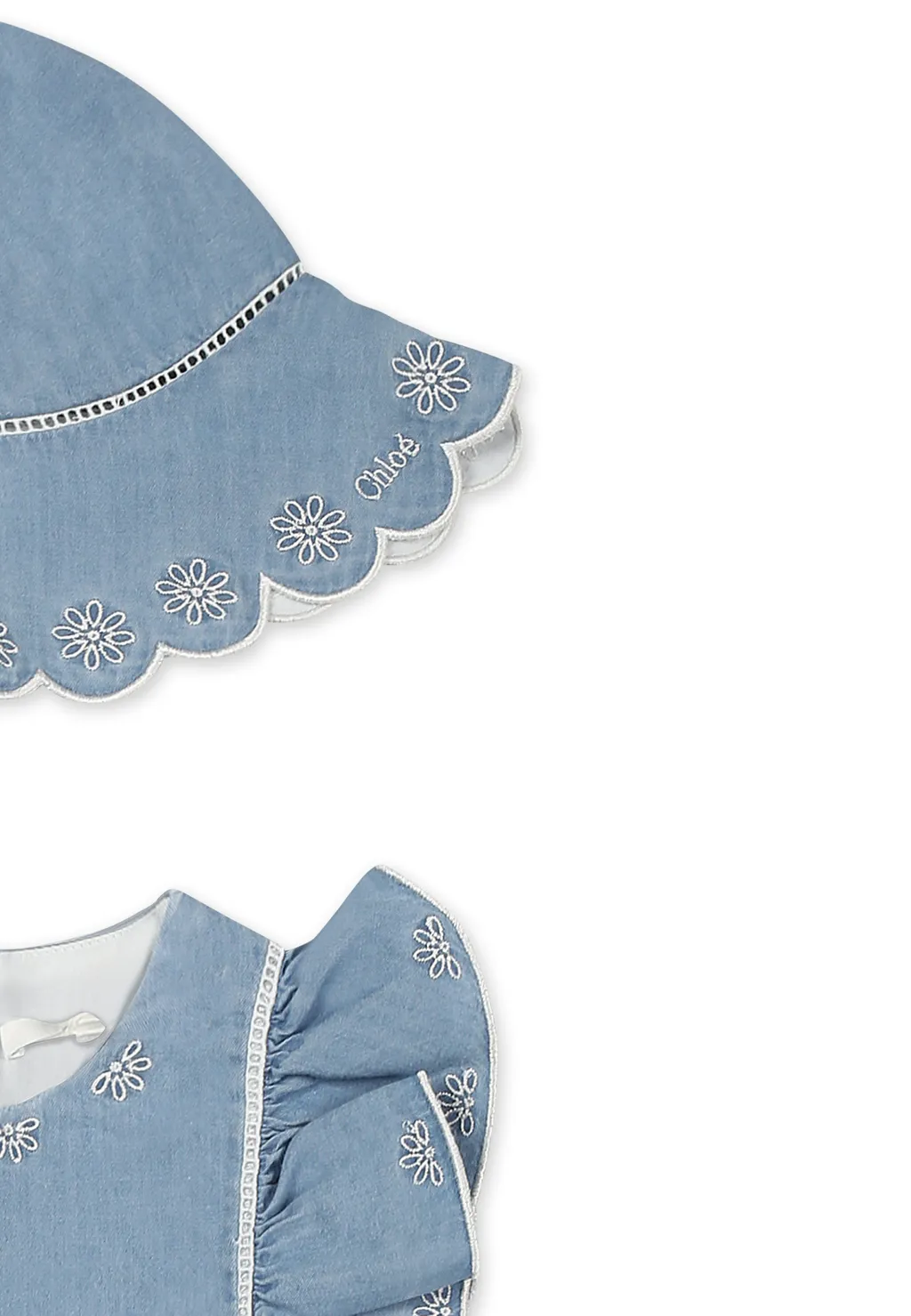 Sleeveless Dress And Hat Set