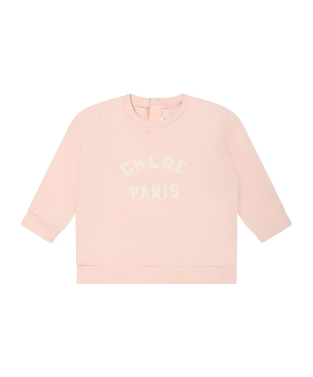 Logo-Patch Crewneck Sweatshirt