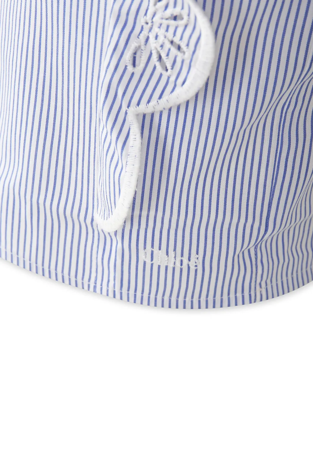Ruffled Striped Blouse