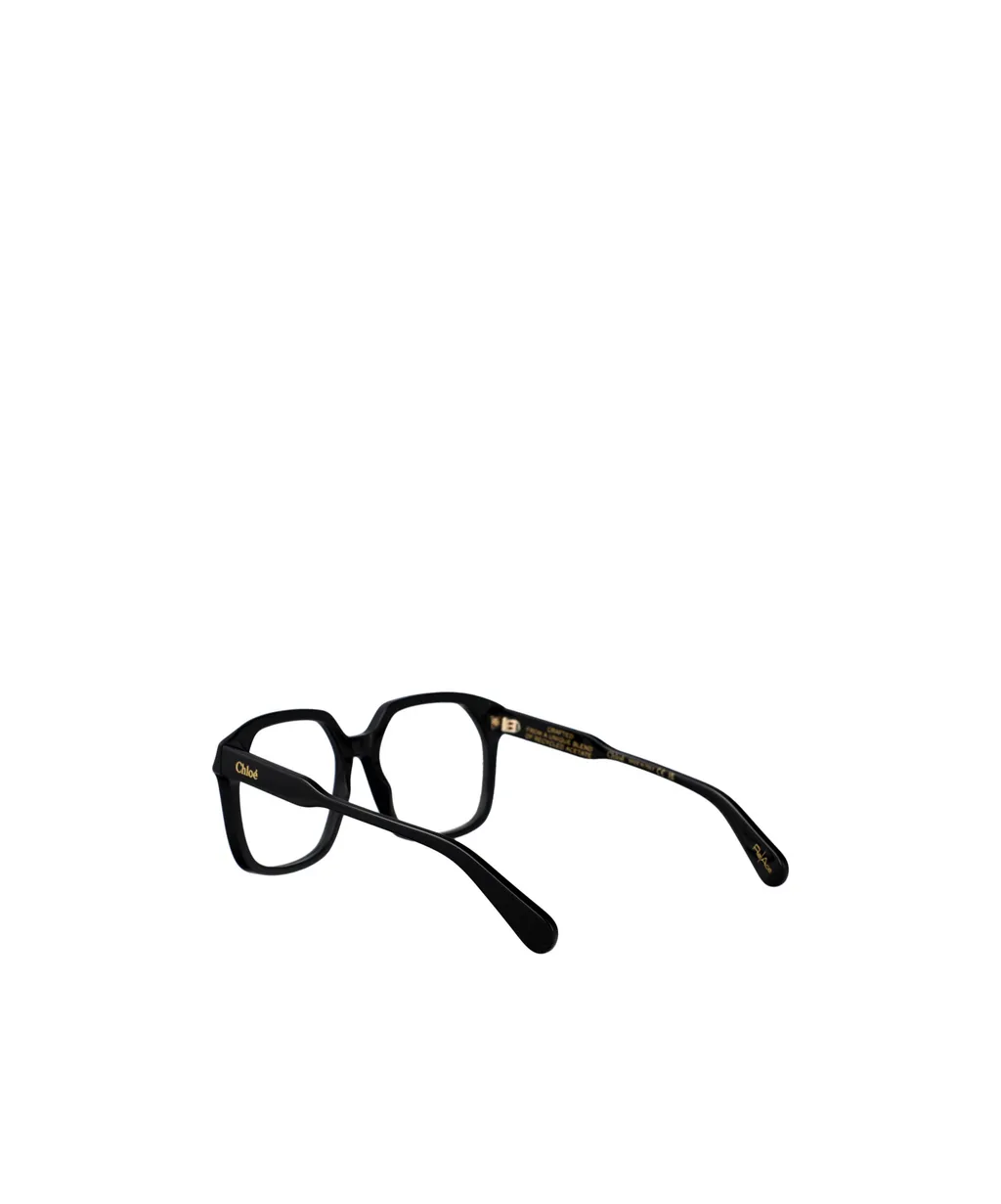 Square-Frame Logo-Engraved Glasses