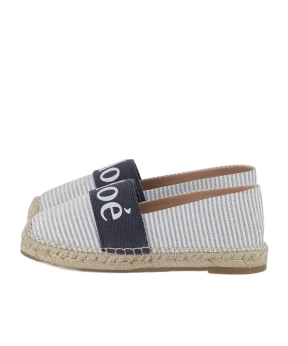 Logo Printed Slip-On Espadrilles
