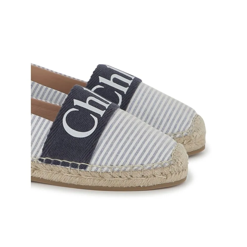 Logo Printed Slip-On Espadrilles
