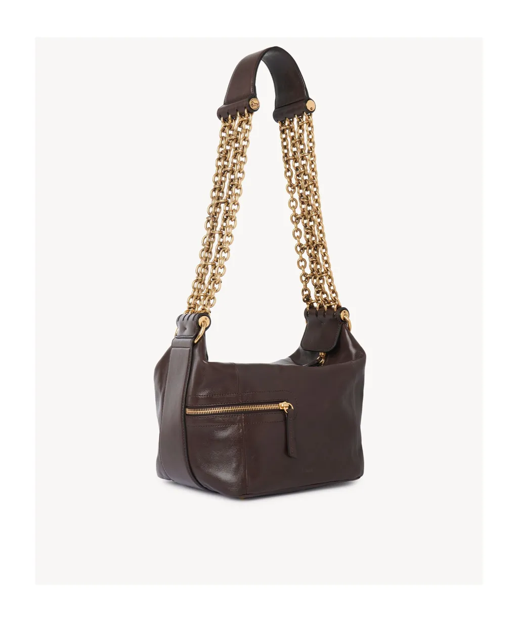 Zippered Shoulder Bag