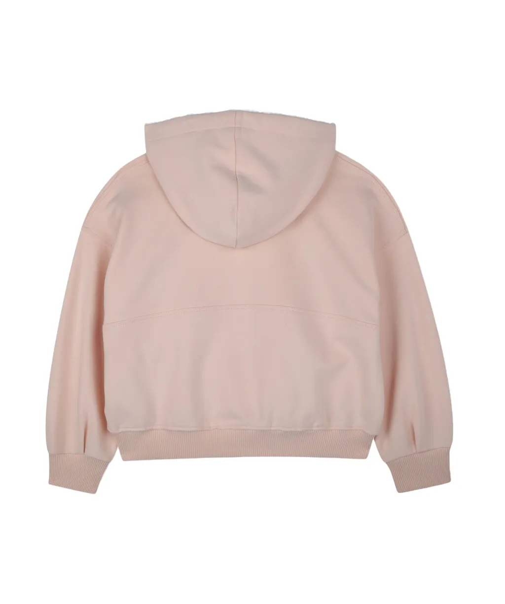 Zip-Up Drawstring Hoodie