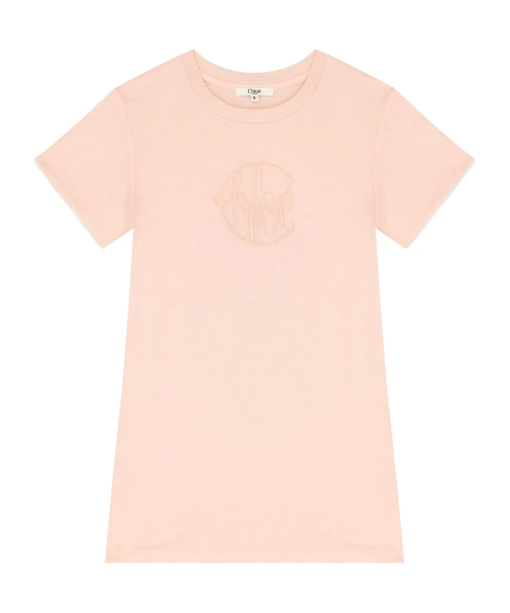 Logo Embroidered T-Shirt Dress
