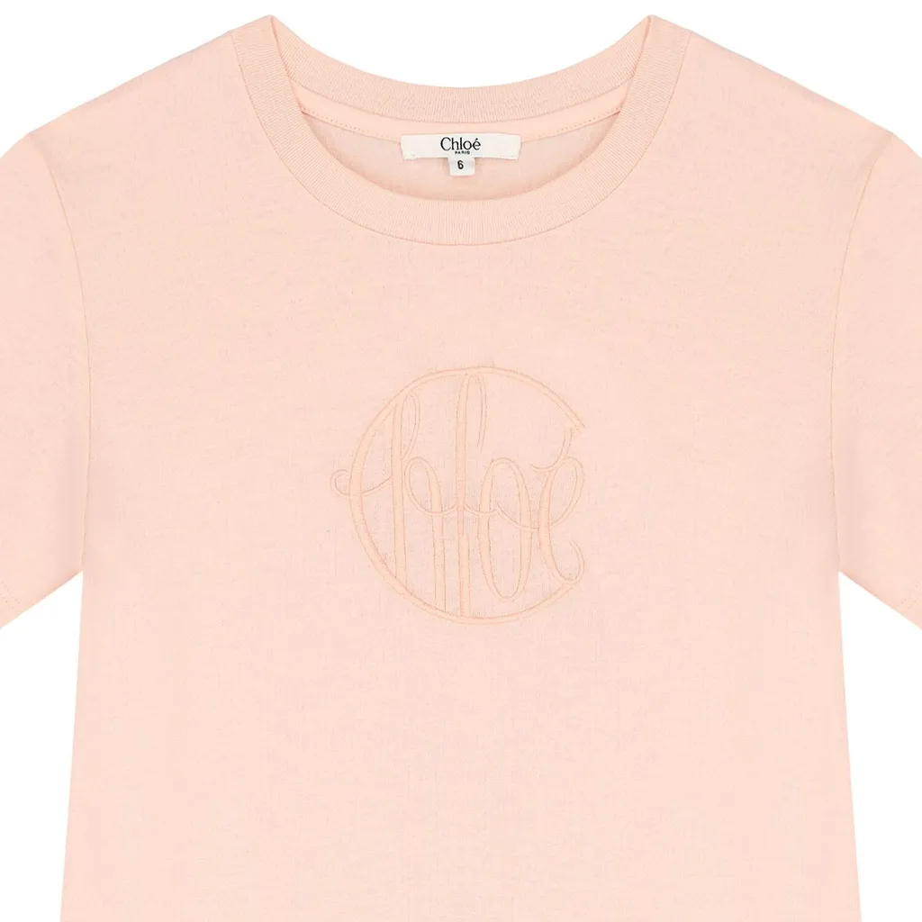 Logo Embroidered T-Shirt Dress