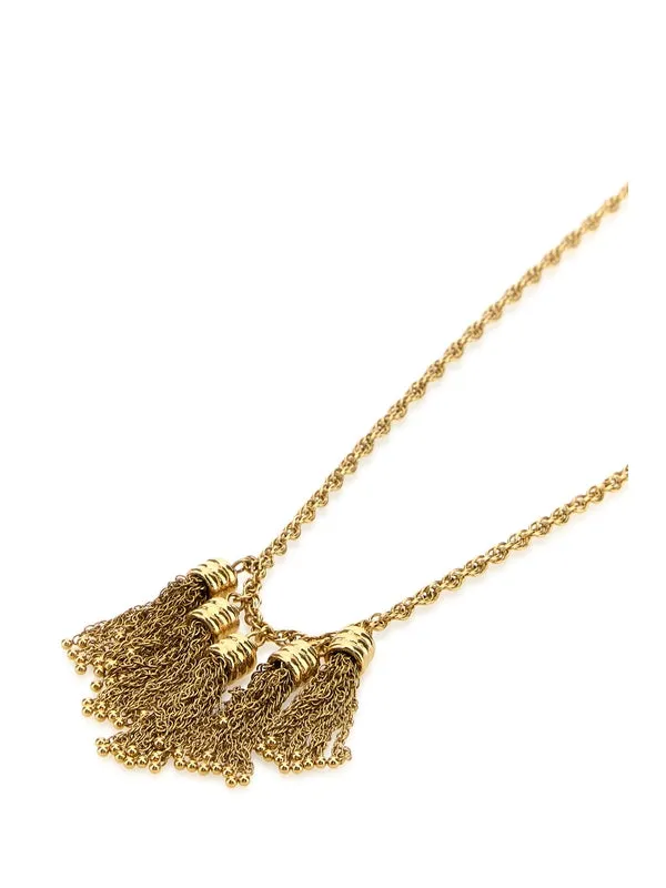 Pompoms Tassel Decor Necklace