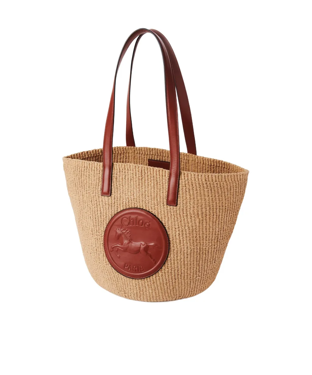 Logo Detailed Large Tote Bag