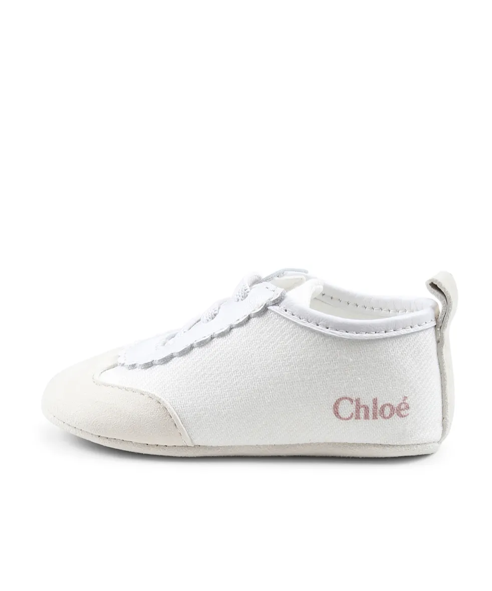 Logo Printed Lace-Up Sneakers