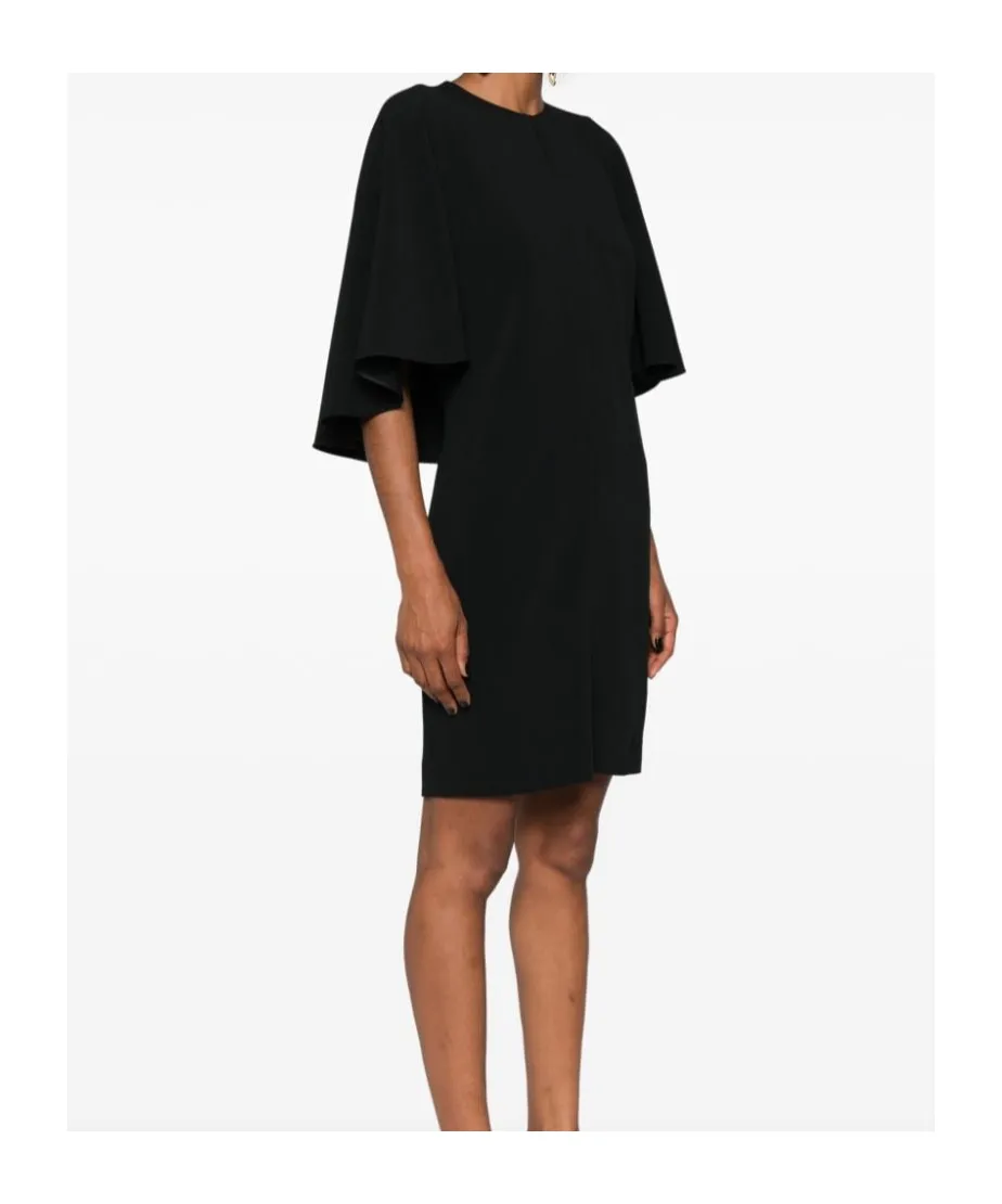 Round Collar Short Sleeve Dress