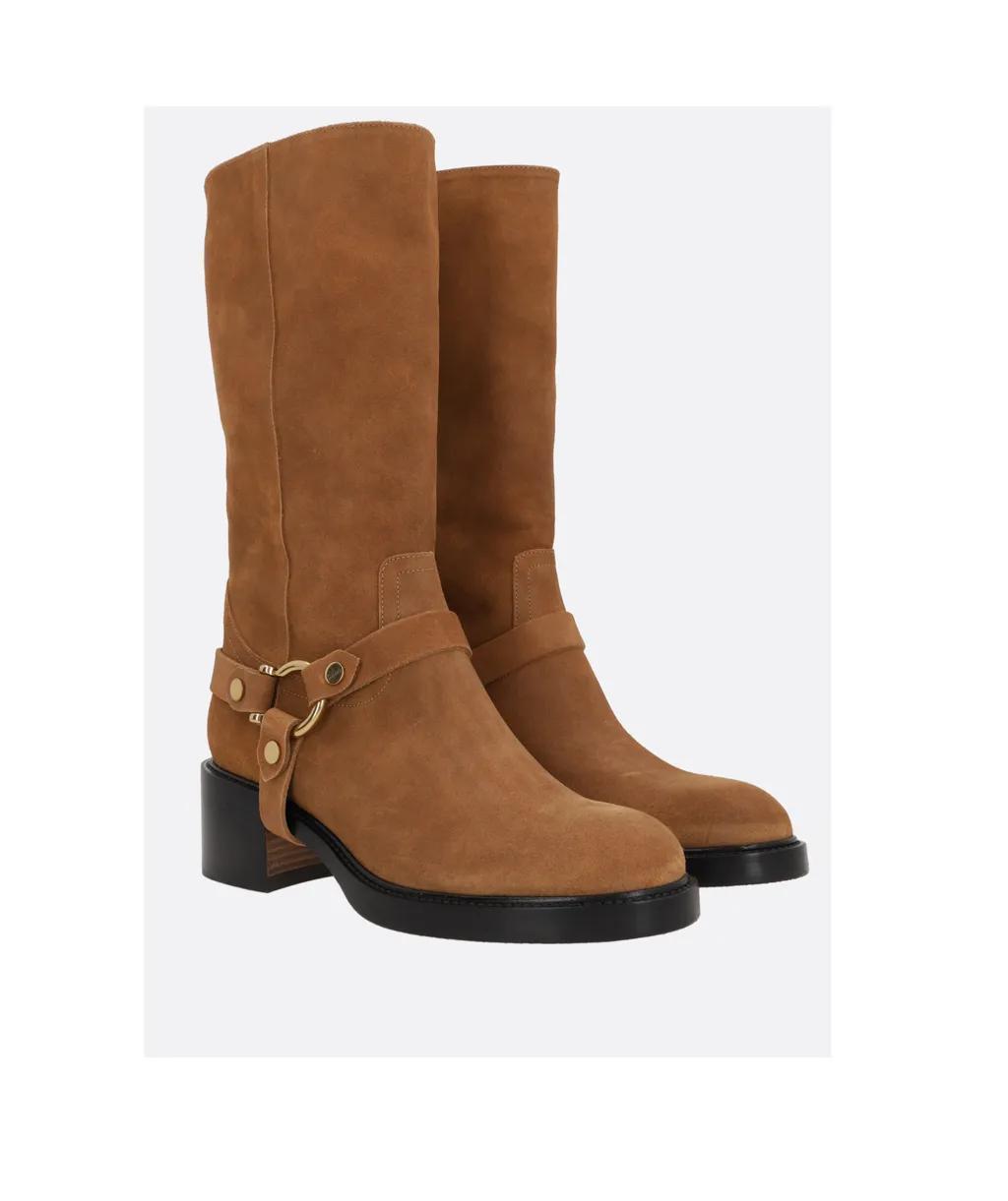 Round-Toe Ankle Boots