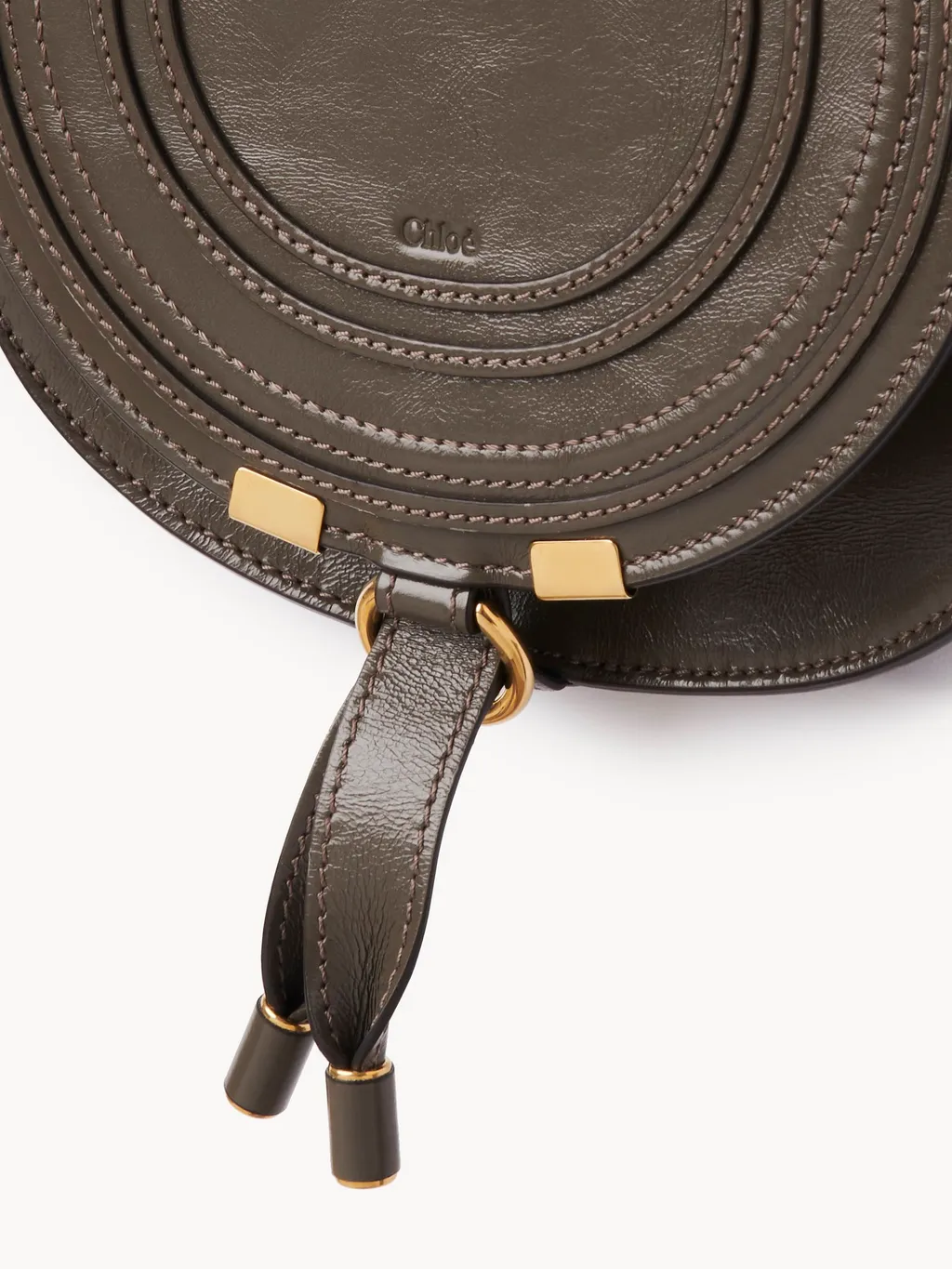 Marcie Logo Embossed Small Crossbody Bag