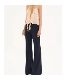 Belt Loop Wool Bell Bottoms