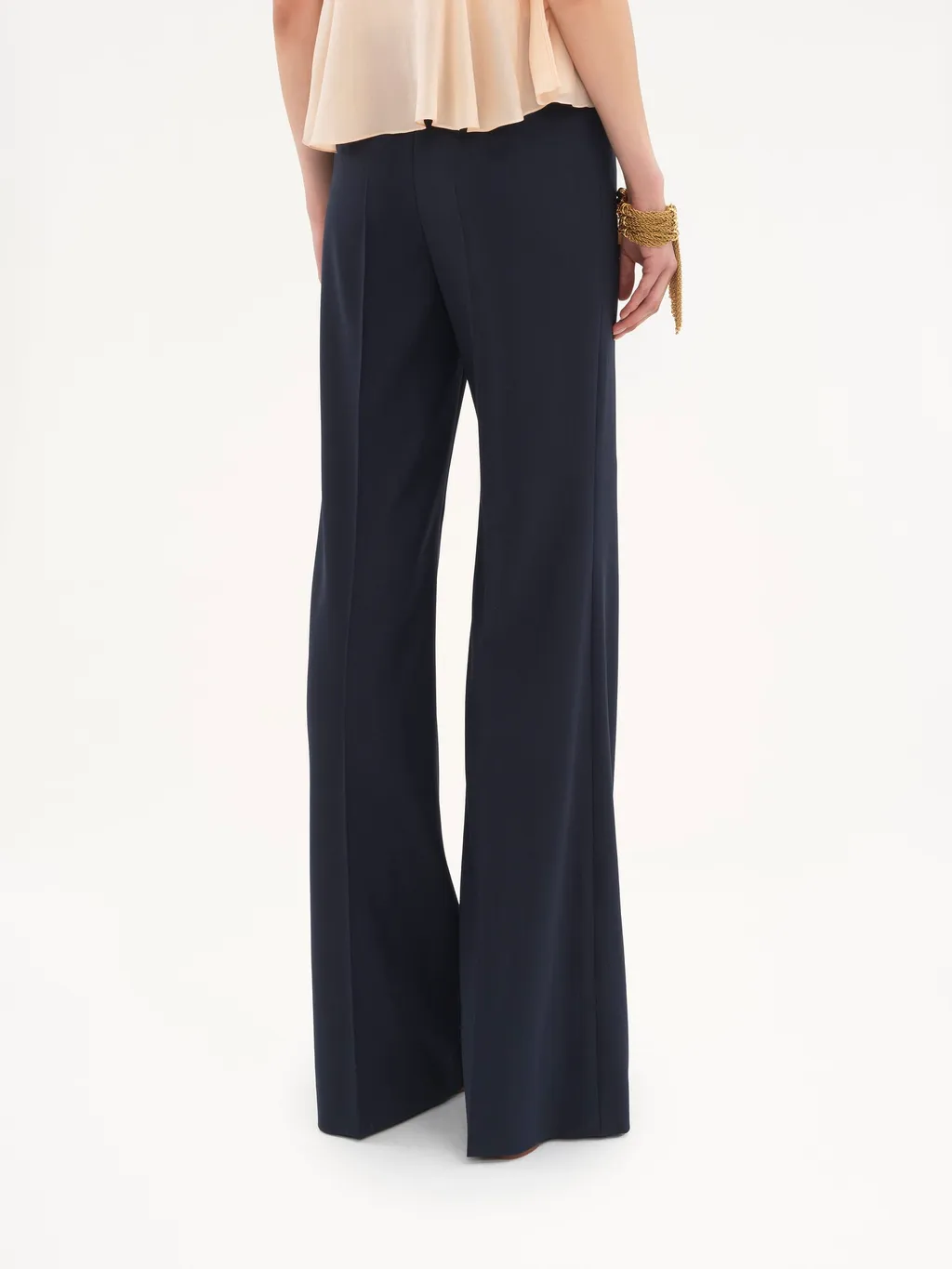 Belt Loop Wool Bell Bottoms