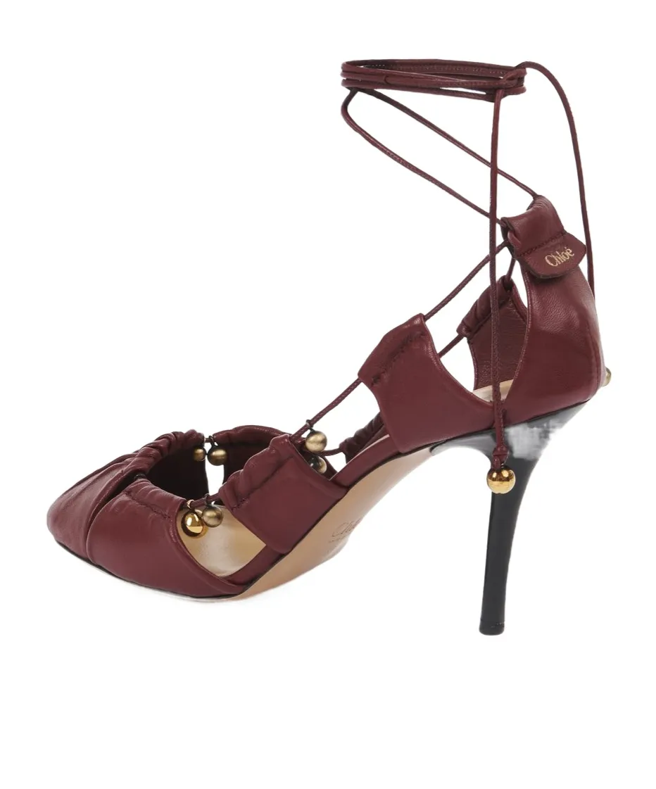 Luna Knotted Strap Pumps