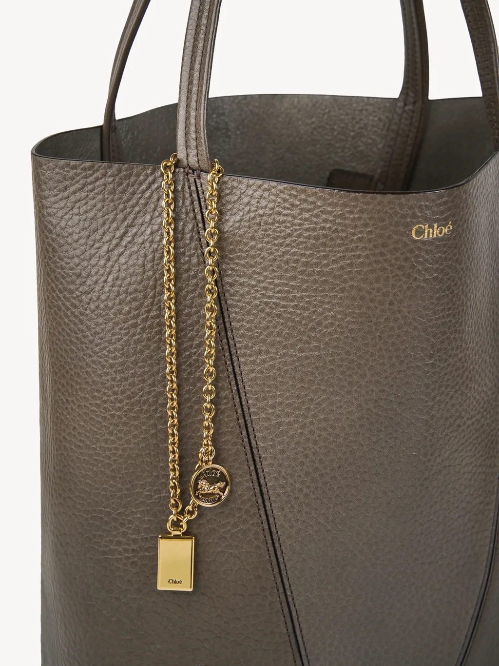 Spin Charm Detailed Tote Bag