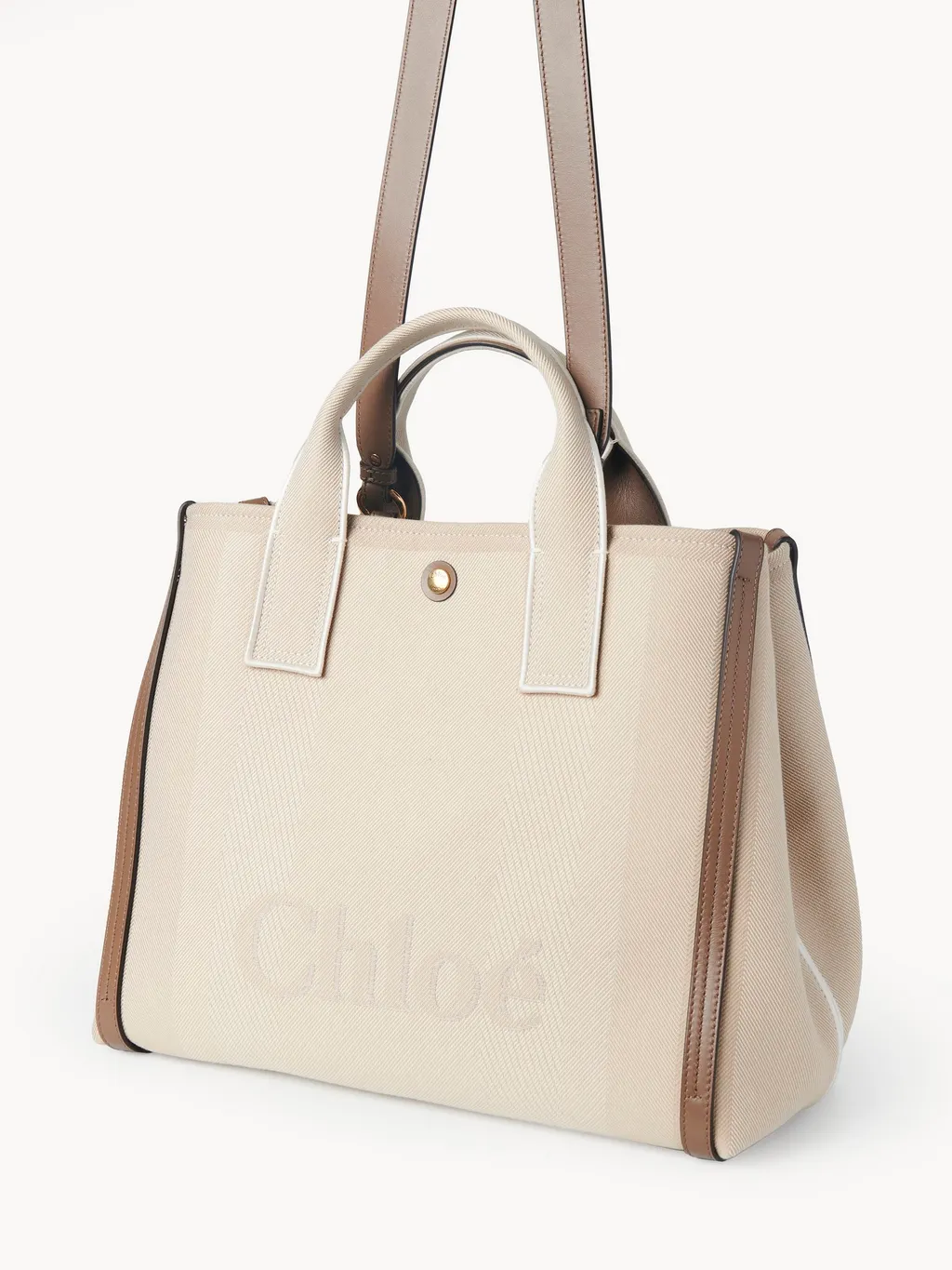 Carry Logo Detailed Large Tote Bag