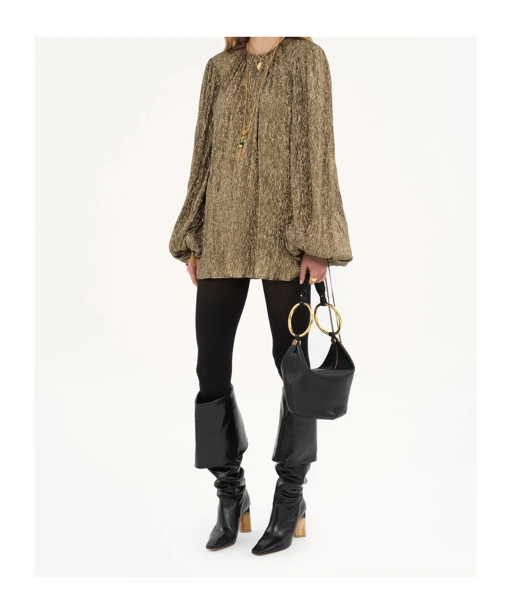 Gathered Mini Dress
