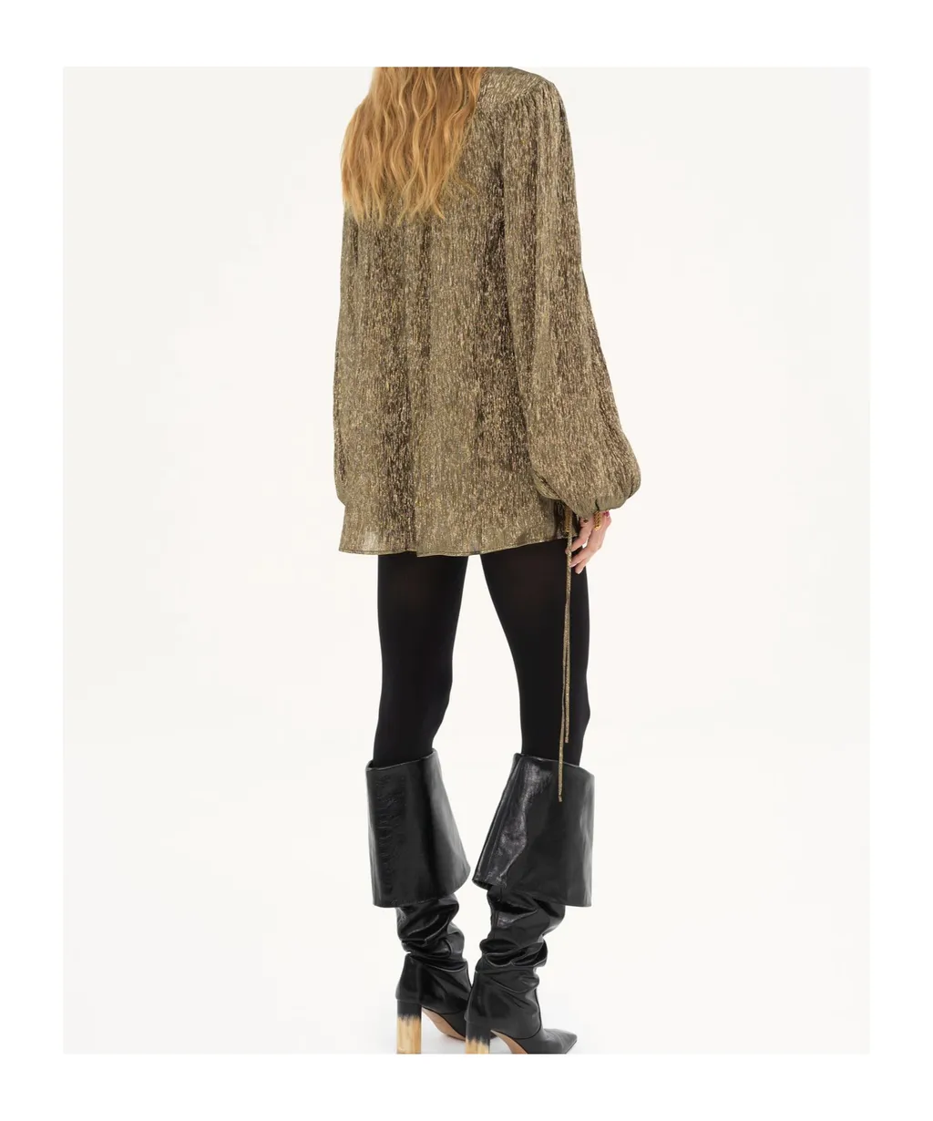 Gathered Mini Dress