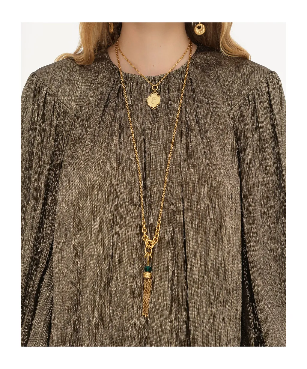 Gathered Mini Dress