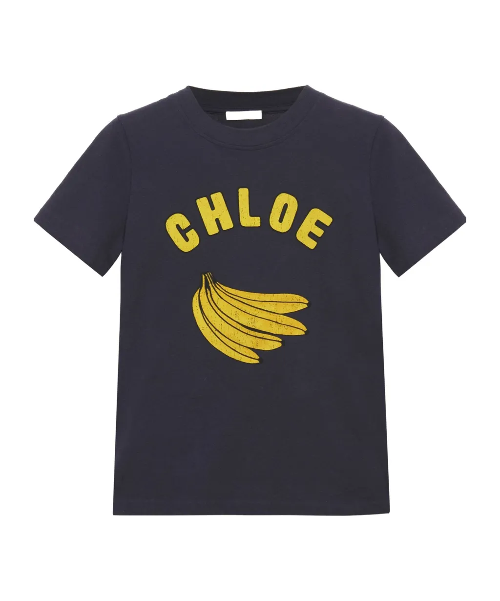 Banana Printed Crewneck T-Shirt