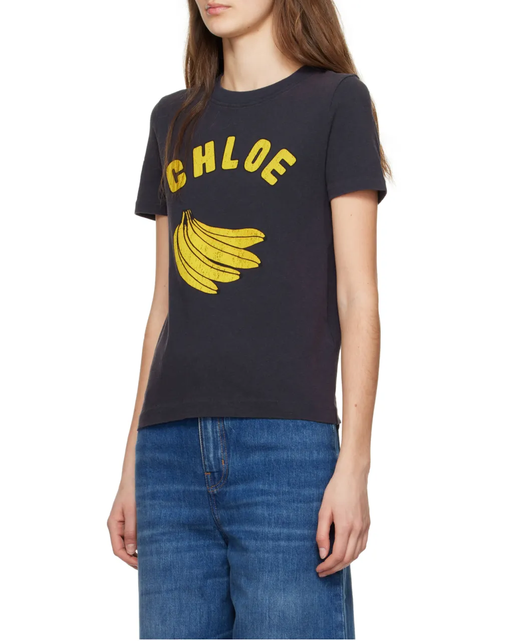 Banana Printed Crewneck T-Shirt