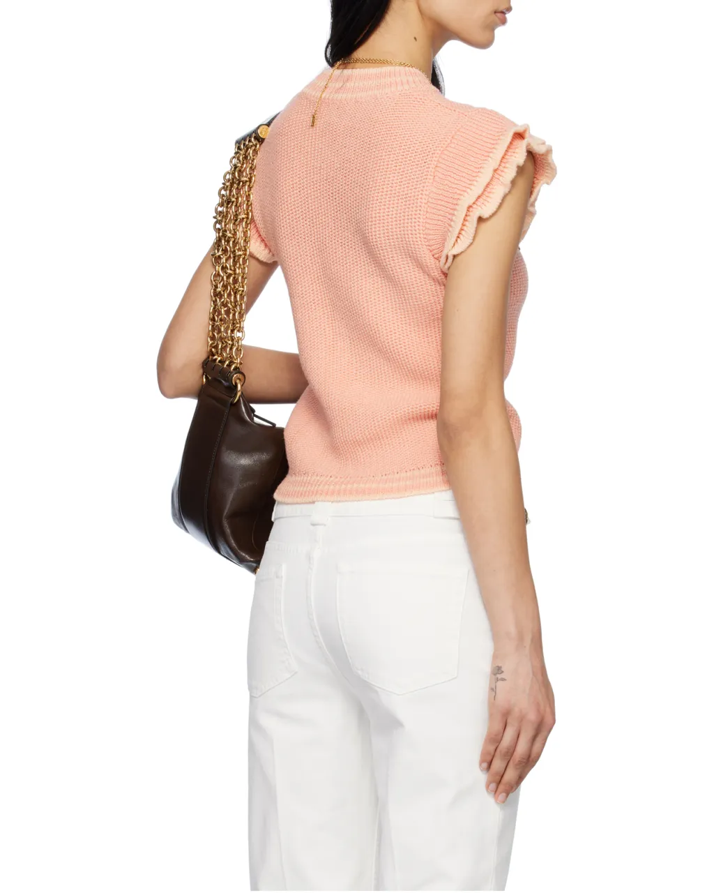 Short-Sleeved Knit Top