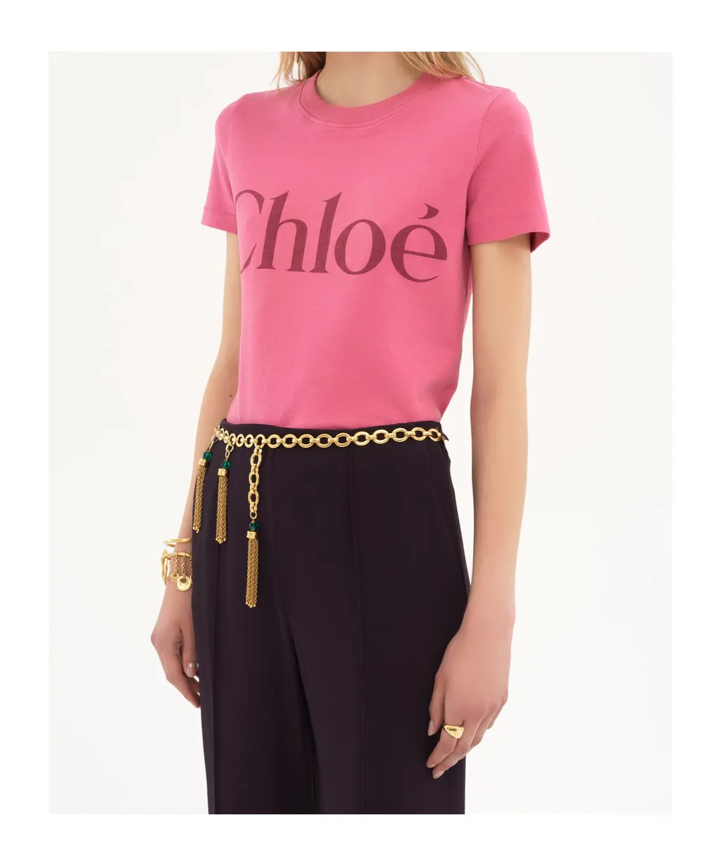 Logo Printed Crewneck T-Shirt