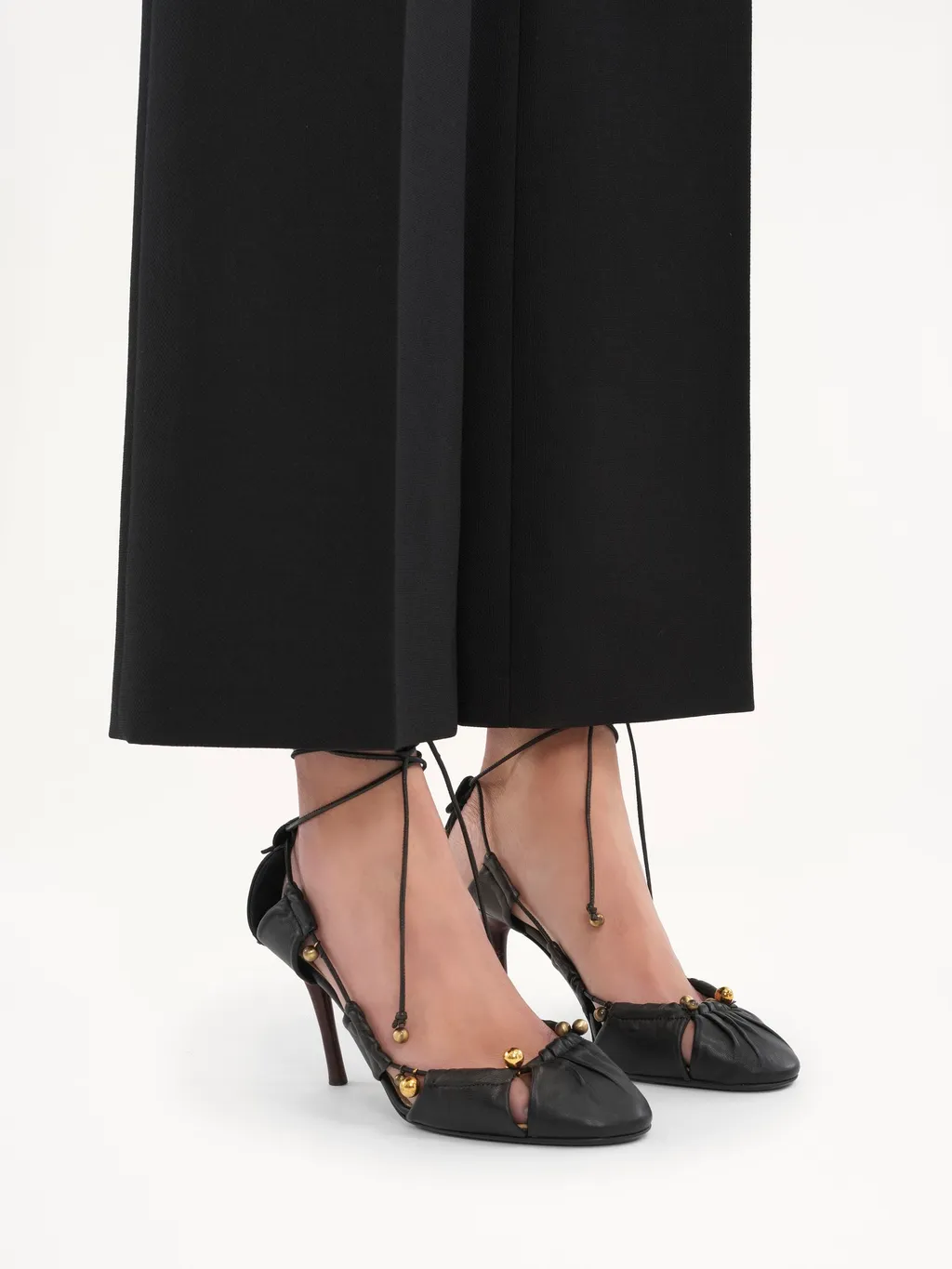 Luna Knotted Strap Pumps