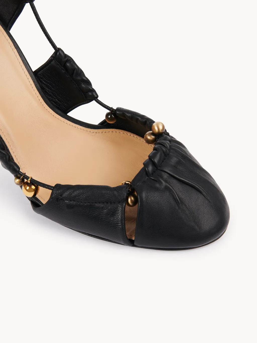Luna Knotted Strap Pumps