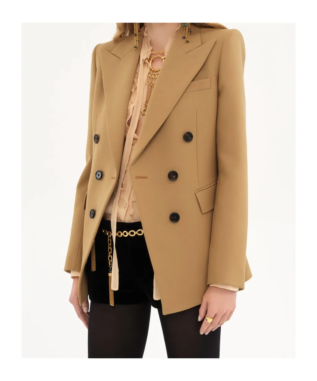 Double-Breasted Tailored Jacket