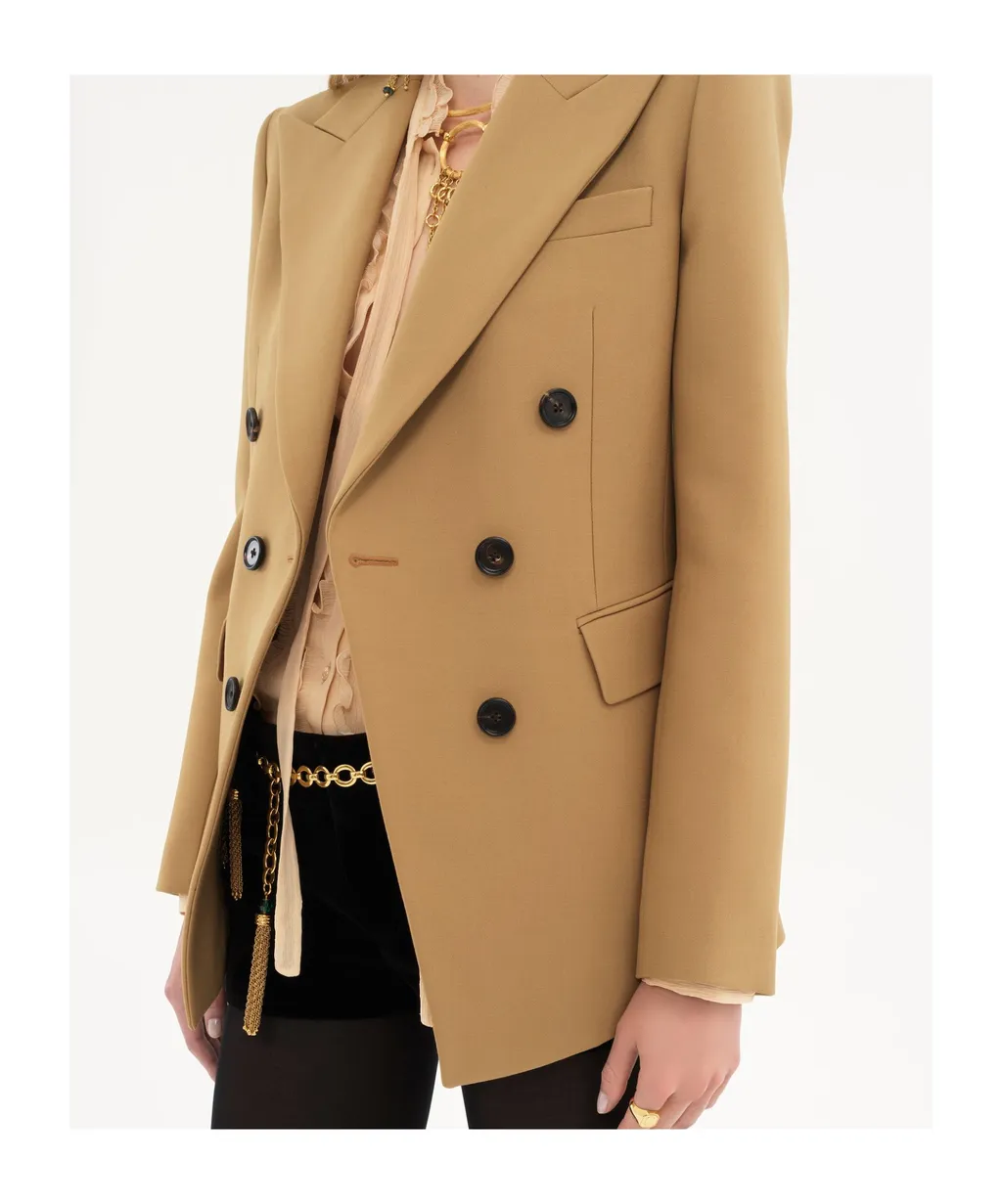 Double-Breasted Tailored Jacket