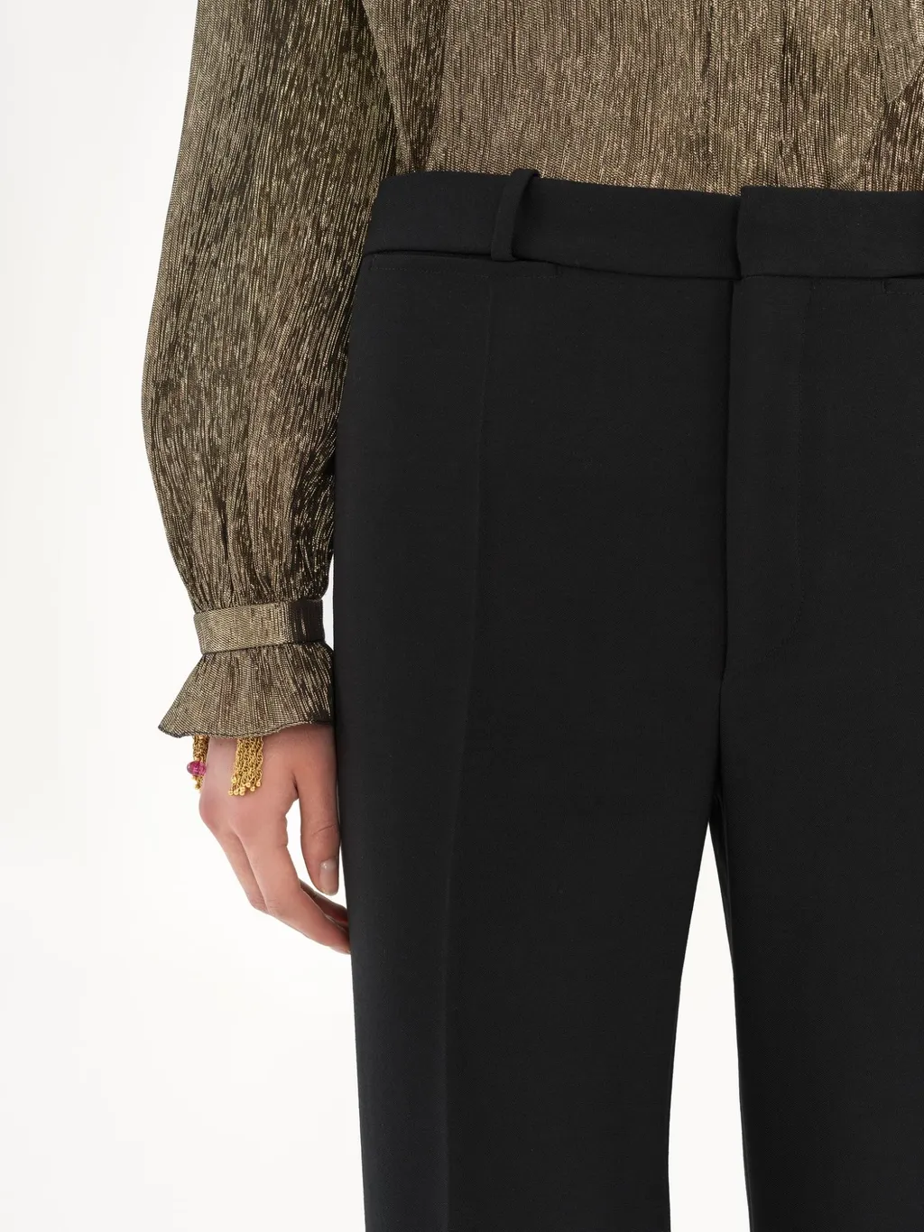 Flared Tailored Trousers