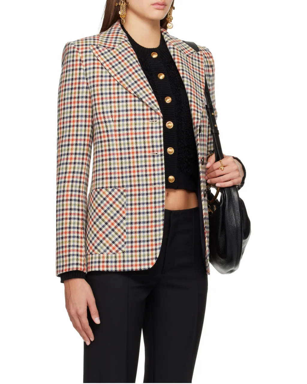 Single-Breasted Tailored Jacket