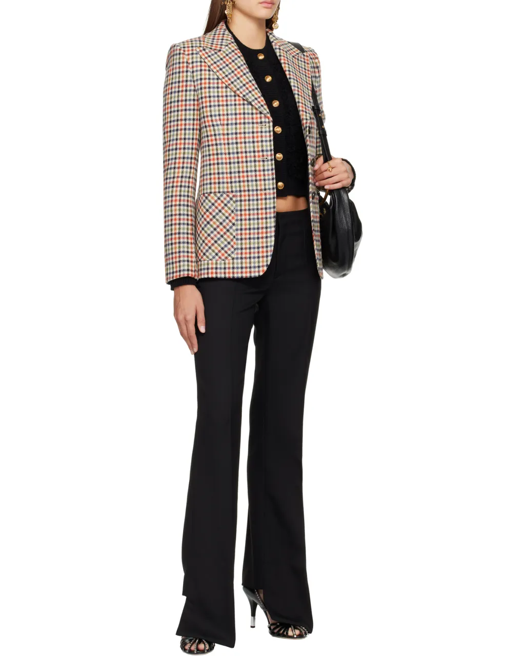 Single-Breasted Tailored Jacket