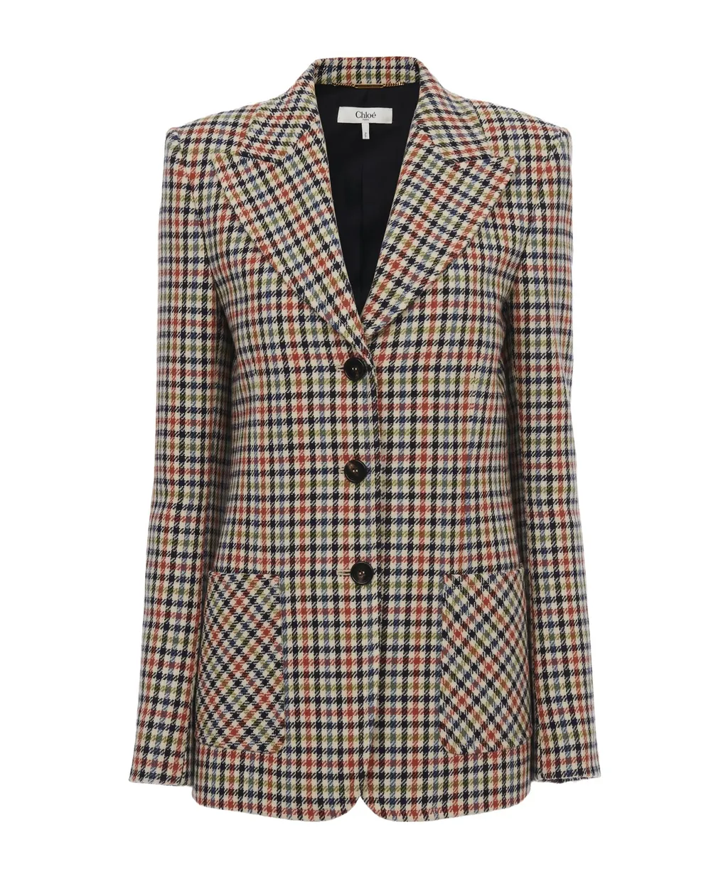 Single-Breasted Tailored Jacket