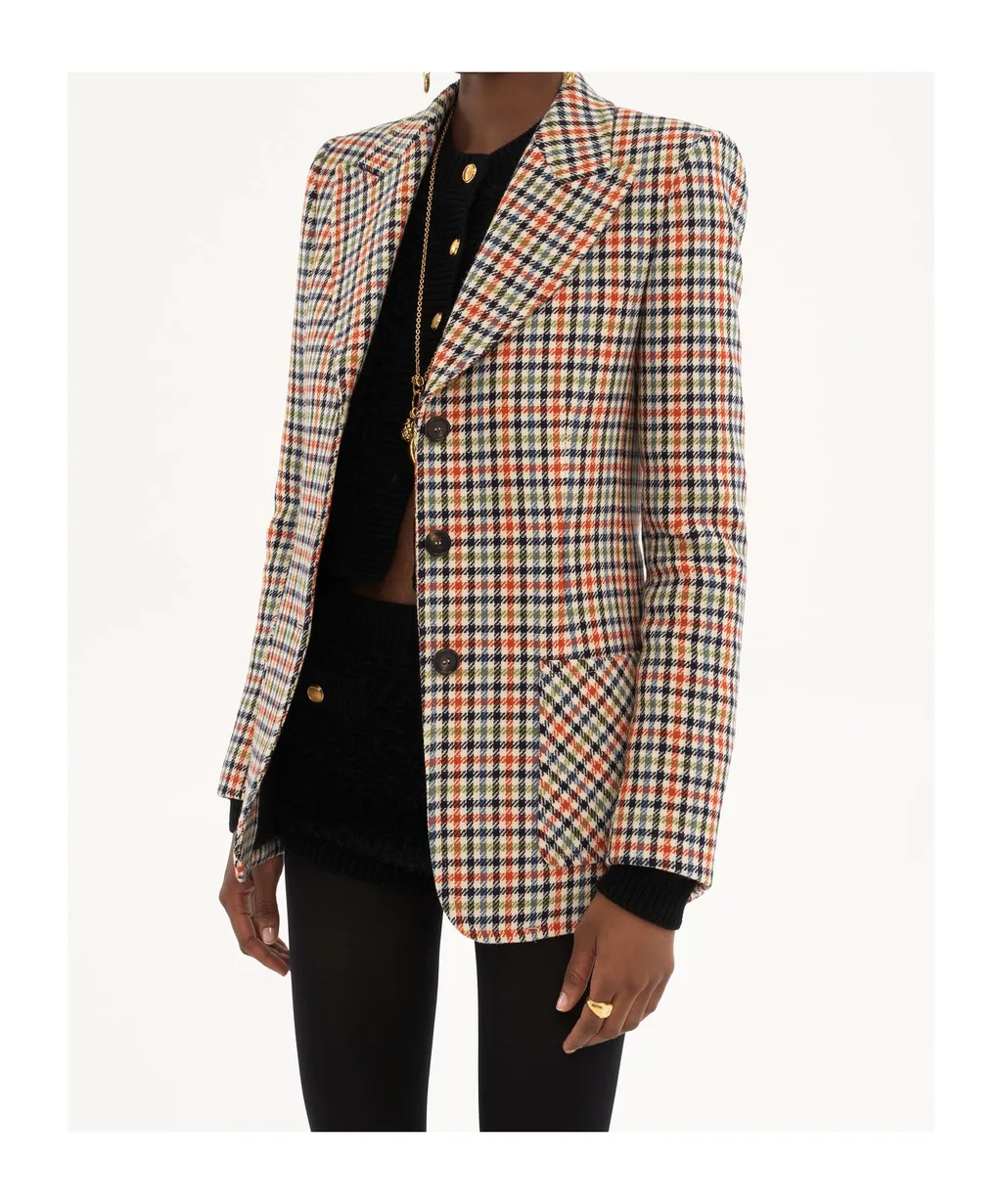 Single-Breasted Tailored Jacket
