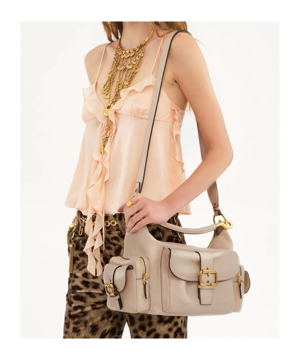 Camera Zipped Crossbody Bag