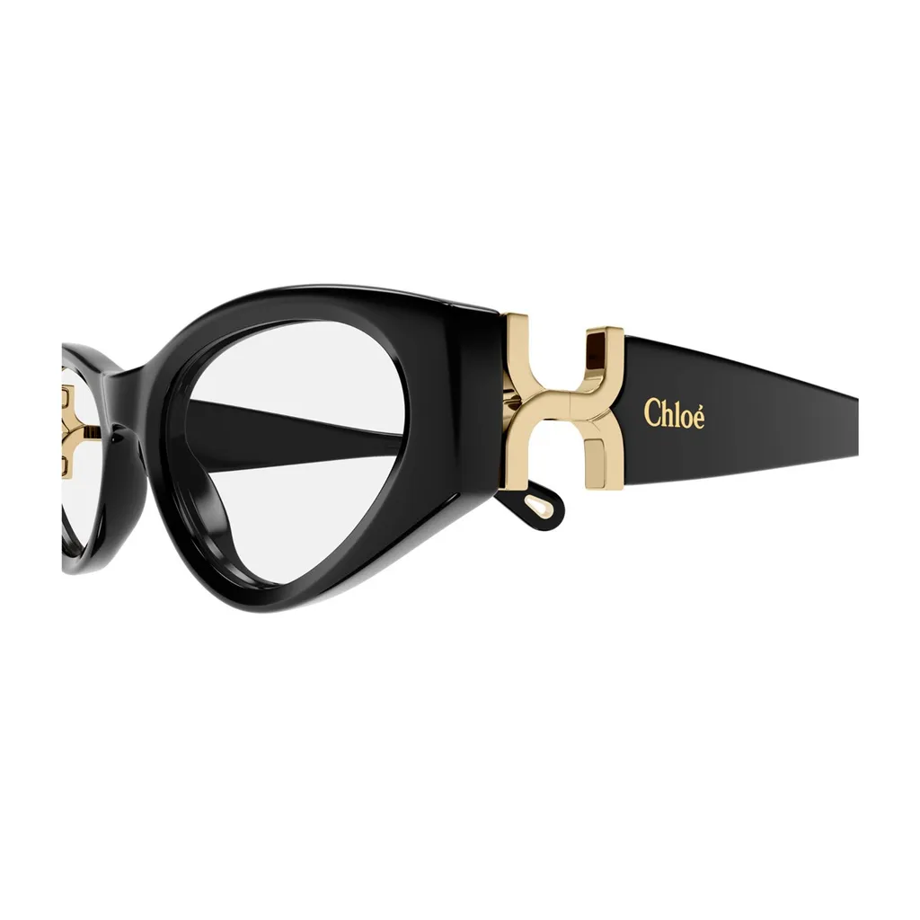 Cat-Eye Frame Logo-Engraved Glasses