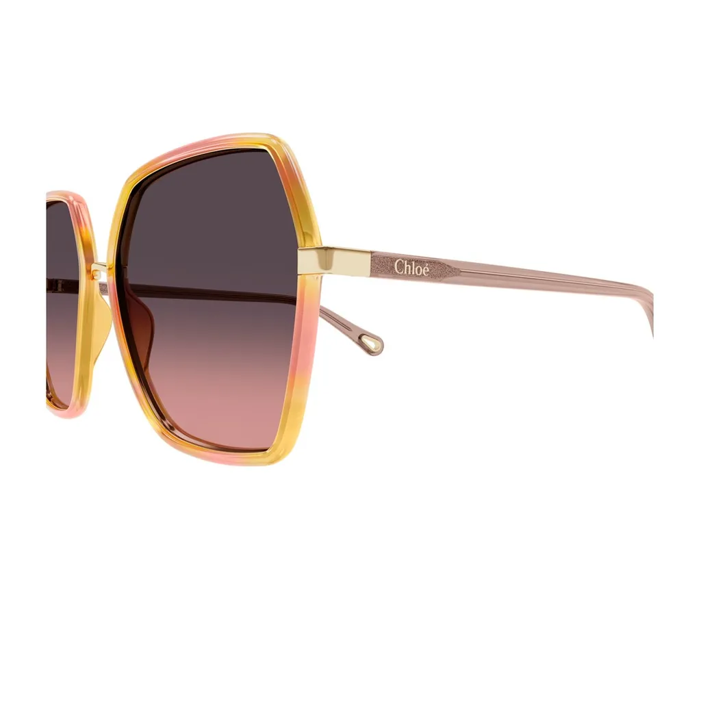 Geometric Frame Sunglasses