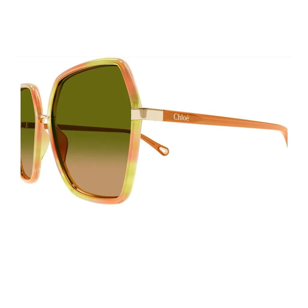 Geometric Frame Sunglasses