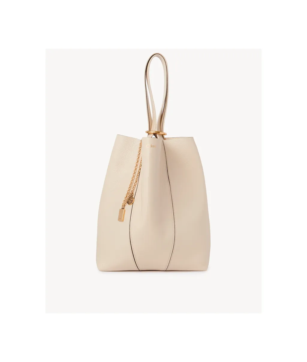 Spin Charm Detailed Tote Bag