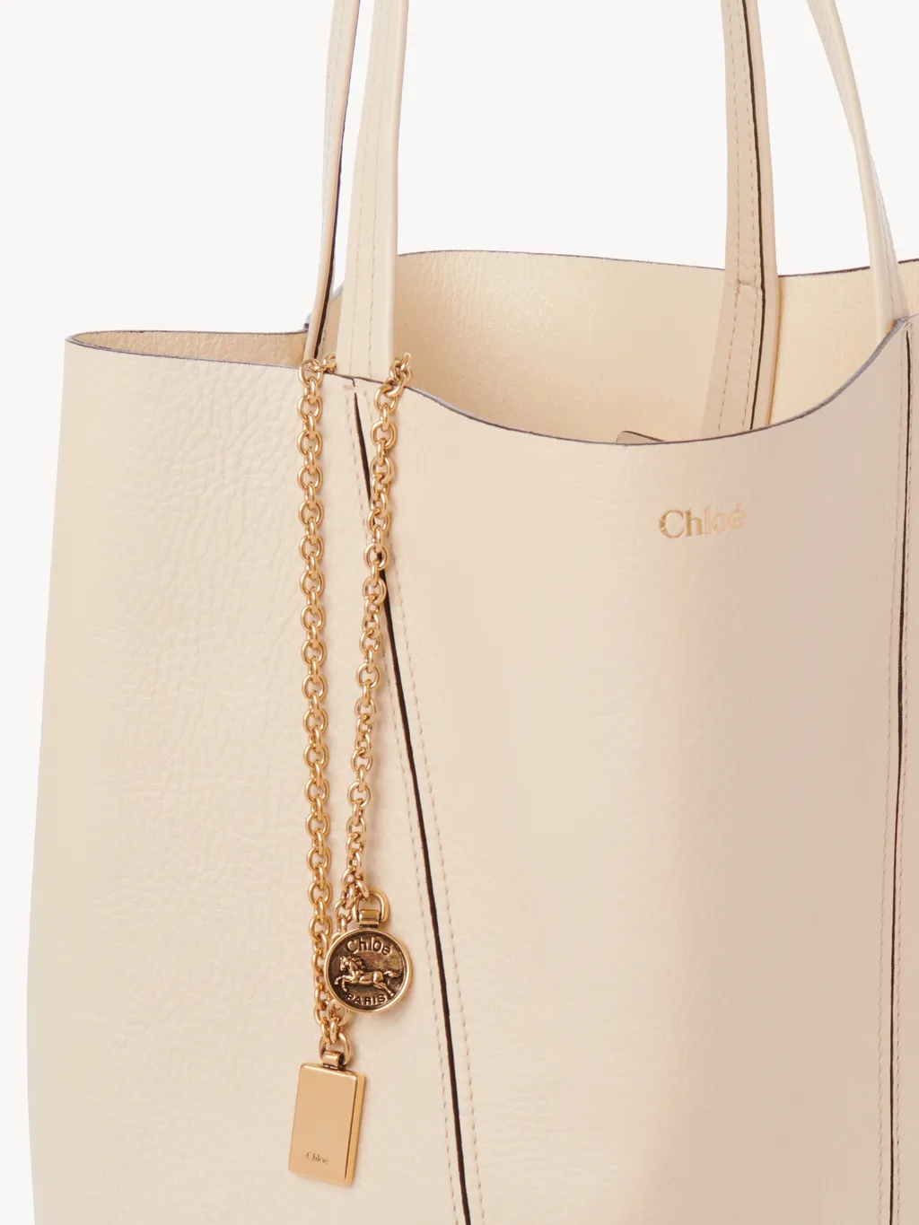 Spin Charm Detailed Tote Bag