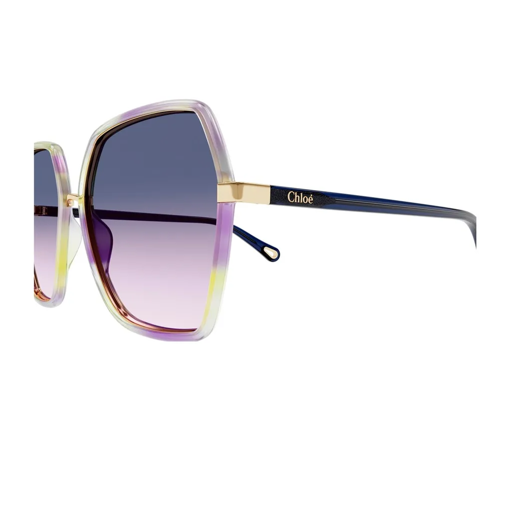 Geometric Frame Sunglasses